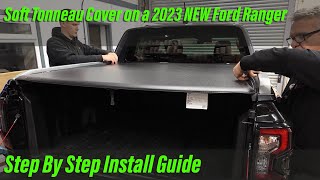 Install an Eagle Soft Tonneau Cover on Your 2023 Ford Ranger Wildtrak  StepbyStep Tutorial!