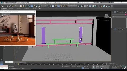 3Dsmax Tutorials, Learn 3D Modeling, Texturing & Lighting a Stylish Japanese interior in 3dsmax P2
