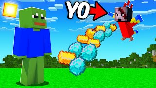 Me Convertí en Mobs para Trollear a Mi Amigo en Minecraft