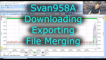Svan 958A Downloading + Exporting + File Merging, SvanPC++ (4K)