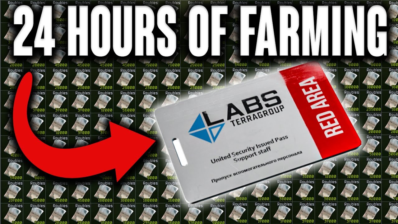 24 Hours Farming The Keycard - Escape From Tarkov - YouTube