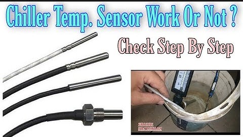 Chiller Temperature Sensor Work Or Not? Check Step By Step Related To #HVAC In Urdu/Hindi
