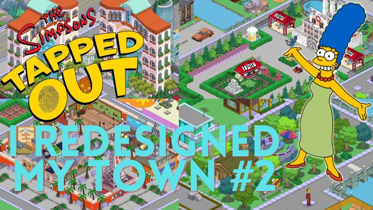 Go out the town. Simpsons tapped out Design ideas.