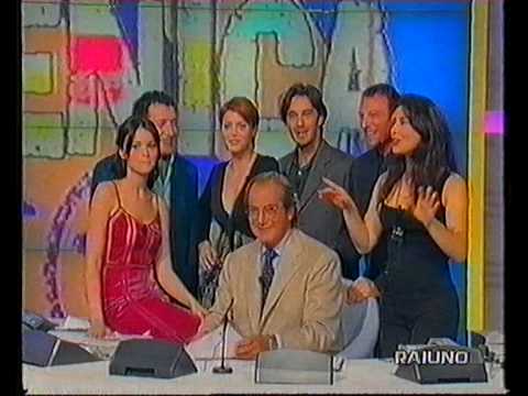 Vittoria Belvedere ed Enrico Mutti a "Domenica In 1999"