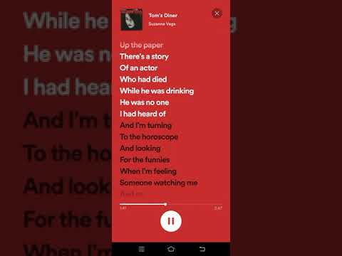 Tom S Diner Lyrics Suzanne Vega 