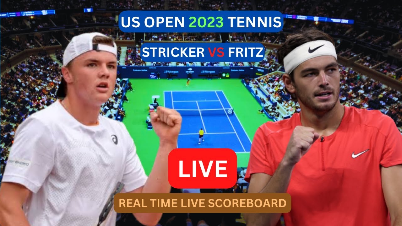 Taylor Fritz Vs Dominic Stricker LIVE Score UPDATE Today US Open Tennis 1/8-Finals Game Sep 03 2023