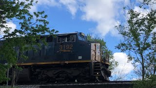 A very long Q137 with a DPU Duo and a bridge side shot at Water Works Park