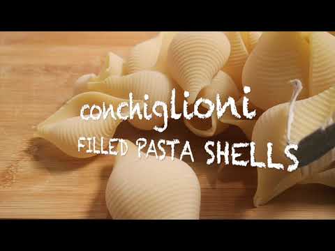 Conchiglioni Filled Pasta Shells | italian traditional dish | Spinach & Ricotta Stuffed Pasta Shells