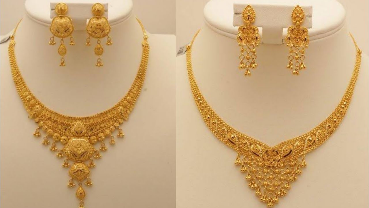 kolkata Latest Gold Necklace Designs In Weight  Bridal Necklaces 
