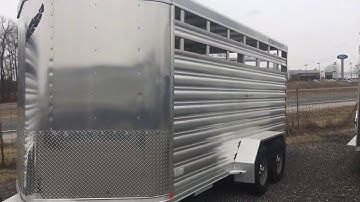 Ridge Trailers 2019 Featherlite 8107 16’ Bumper Pull Livestock Trailer