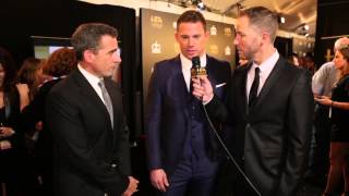 Channing Tatum and Steve Carell Backstage Interview - Hollywood Film Awards 2014