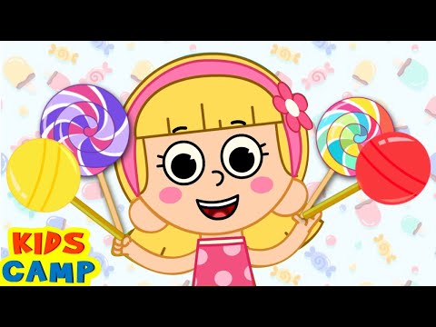 🍭 Yummy Lollipops Song! | Candy Fun &amp; Nursery Rhymes for Kids | Kids Camp by Pit &amp; Penny Tales