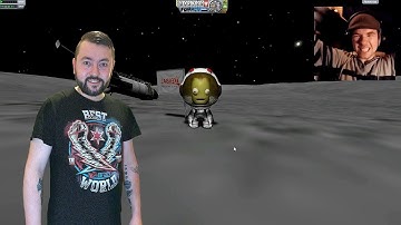 Kerbal Space Program - Part 5 | I LANDED ON THE MOON! FOR REAL THIS TIME REACTION