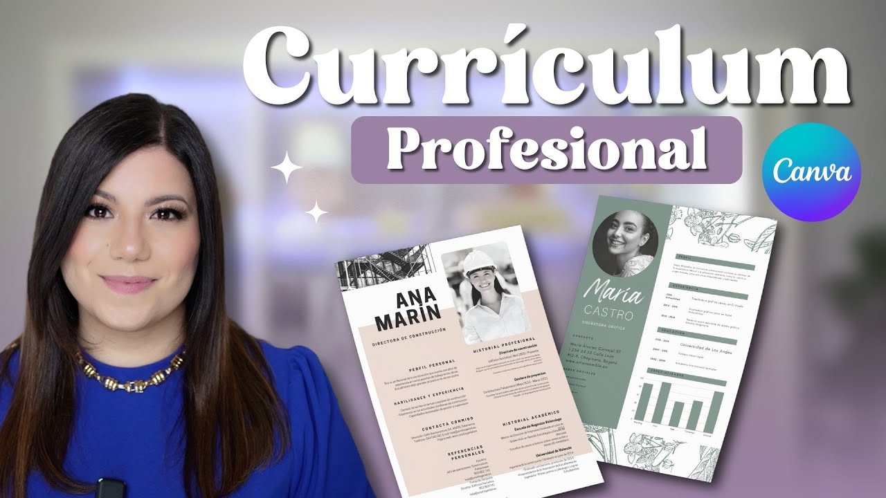 Cómo hacer un CURRICULUM profesional en CANVA 2024 📋