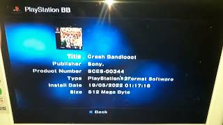 Playstation Broadband Navigator - Psbbn Demo Game Cover