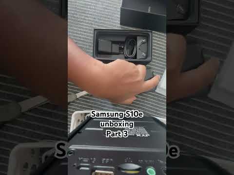 Samsung S10e unboxing