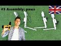 #3 Assembly: paws - Pavlov project: Building a quadruped robot
