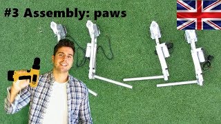 #3 Assembly: paws - Pavlov project: Building a quadruped robot