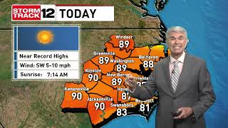 NC Meteorologist Les Still Is Tracking Near Record Heat Leading Into The Weekend