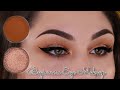 Beginner Eye Makeup Using Two Eyeshadows | Beginners Bronzy Eye