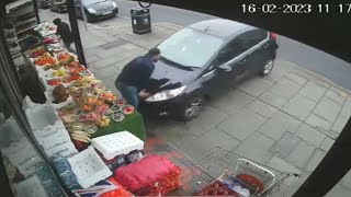 Car Crash And Attempted Mu*%er | CCTV Footage | Ilford Lane