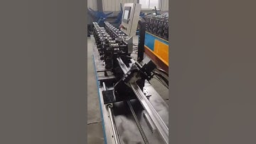 C channel light steel keel roll forming machine #Shorts #rollformingmachine