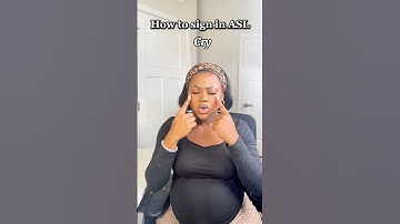 How to sign “cry” in ASL. #asl