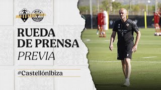 Rueda de prensa: Dick Schreuder en la previa del CD Castellón vs UD Ibiza (10-05-2024)