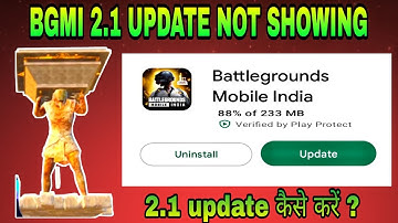 BGMI 2.1 UPDATE कैसे करें ? UPDATE 2.1 NOT SHOWING IN PLAY STORE | BGMI 2.1 UPDATE | @HSBstillRollinG