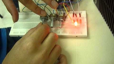 LED RGB CON ARDUINO Y 3 POTENCIOMETROS