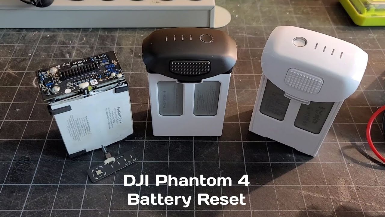 DJI Phantom 4 - Battery reset and what's inside the case - YouTube