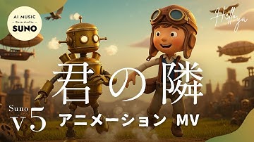 【AIが作ったアニメMV】君の隣 | Suno AI v5（心温まるAIアニメーション）#vidu 