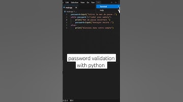 password validation #python #coding #youtubeshorts #code
