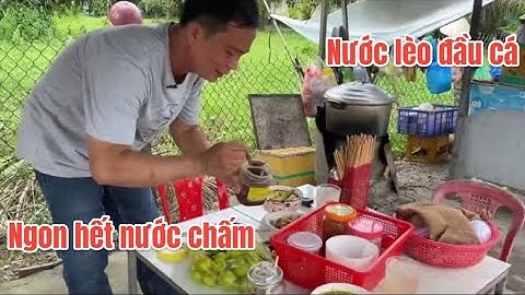 Bún nước lèo đầu cá lóc ven đường siêu ngon giá bình dân