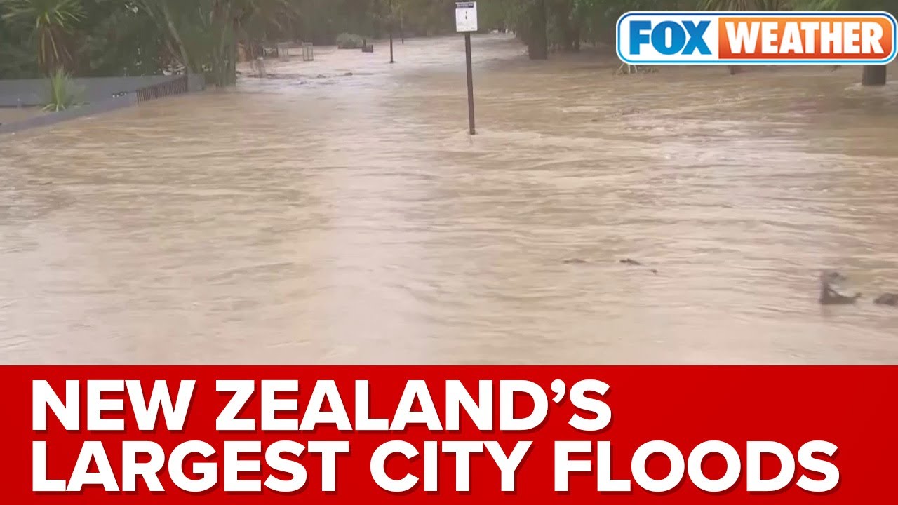 Auckland, New Zealand Floods Again Prompting State Of Emergency - YouTube