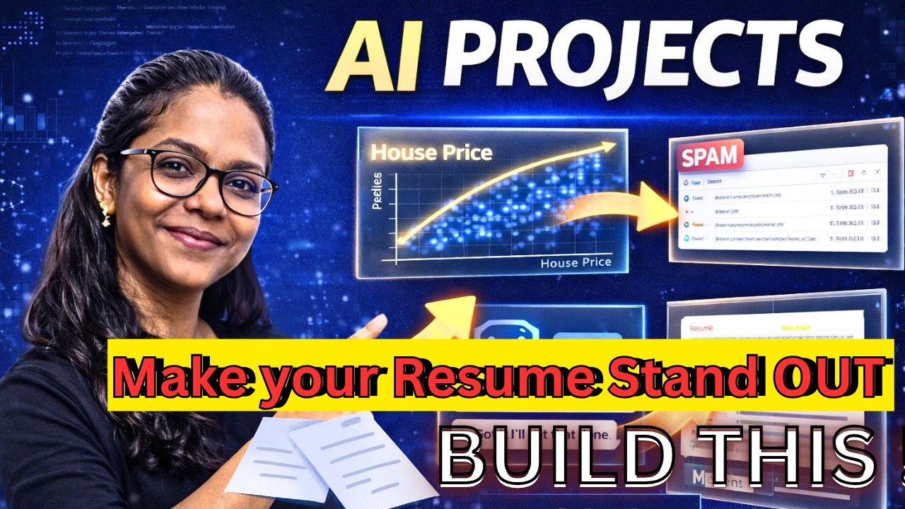 Ai Project Tutorial இந்த 5 AI Projects தெரிஞ்சா போதும் 🔥 (Beginner to Pro) - YouTube