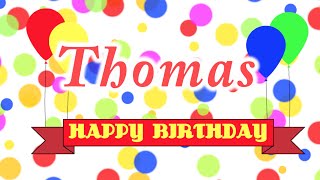 Happy Birthday Thomas Song