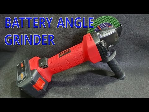 Electric Angle Grinder Cordless Cutting Tool with Battery - Great tool for DIY