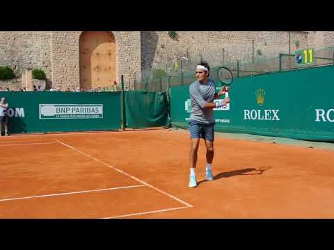 видео: Federer slow mo clay court