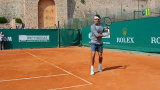 Federer slow mo clay court