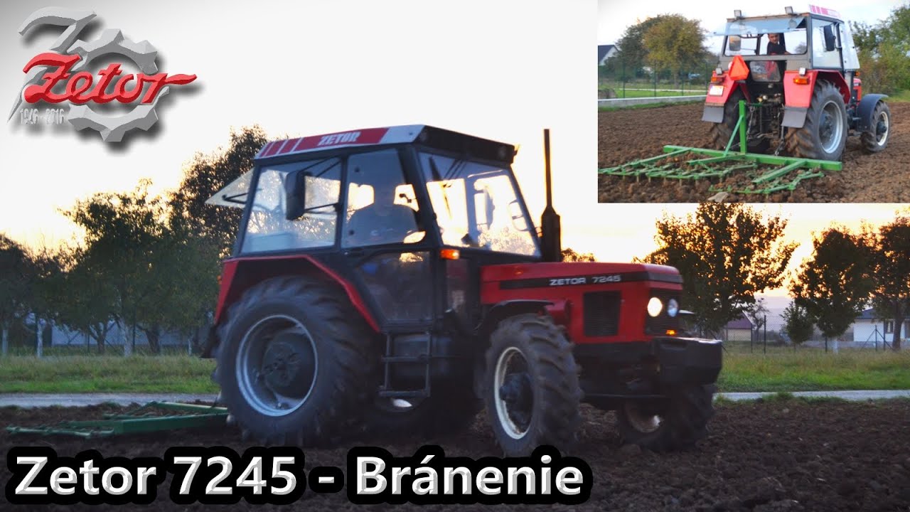 Bránenie 2023 | Zetor 7245 + Ťažké brány | Original Sound | Príprava ...