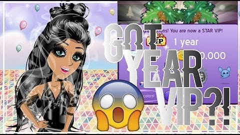 Got Year VIP for the first time?!/MSP