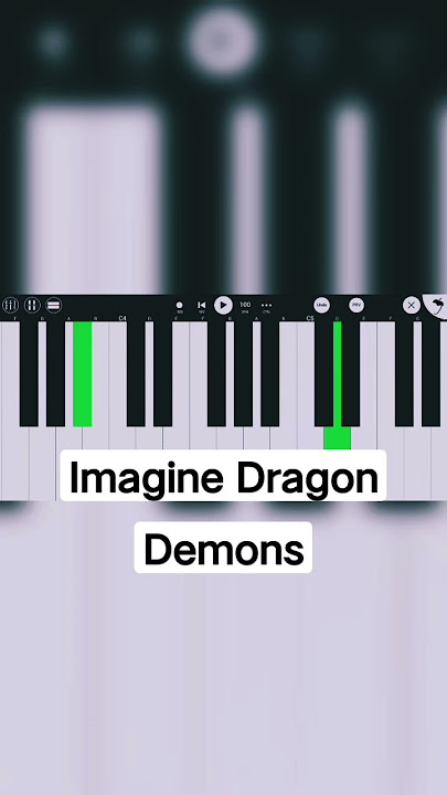 Imagine Dragon - Demons Piano Tutorial #demons #ima#edm #piano