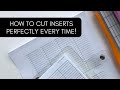 How to print and cut planner inserts perfectly every time! | Tips from a planner insert shop owner