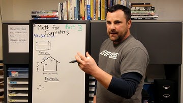 Carpenter Math : Estimating Roof, Fascia and Wall area on a Gable end Building - Pt 3
