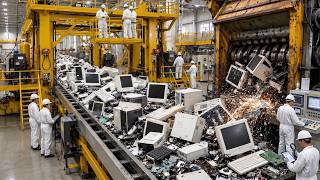 Inside the E-Waste Factory: Turning Tech Trash into Gold (Full Process)
