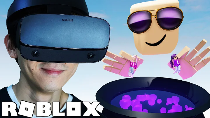 I played Roblox Vibe VR world! (with facecam)