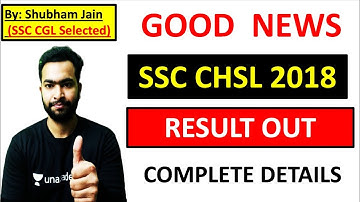 SSC CHSL 2018 Revised Result Out | No UFM | SSC on Active Mode | Unacademy | Shubham Jain | RBE