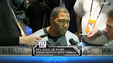 Michael Strahan reacts to Warren Sapp's comments a...