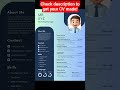 Get your CV made, check description
